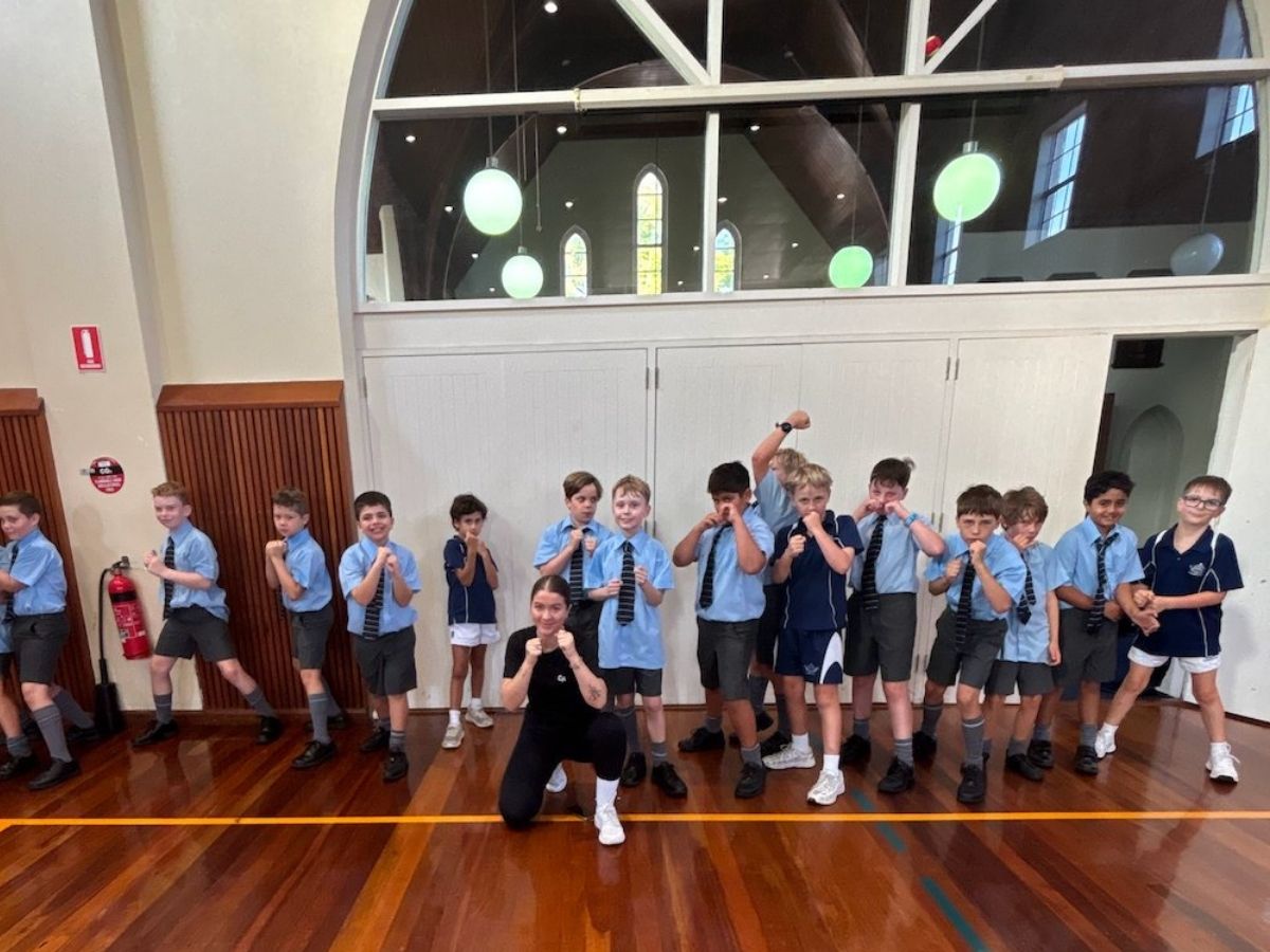 Kids boxing class